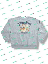 2025 DISNEYLAND MICKEY GHOST HALLOWEEN GRAY PULLOVER SWEATSHIRT *SIZES AVAILABLE