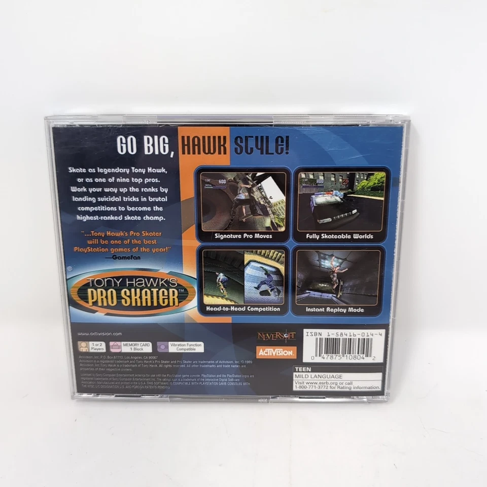 Tony Hawk's Pro Skater Lot: 1 2 & 4 (PS1 Sony PlayStation 1) CIB Complete Bundle - Image 3 of 4