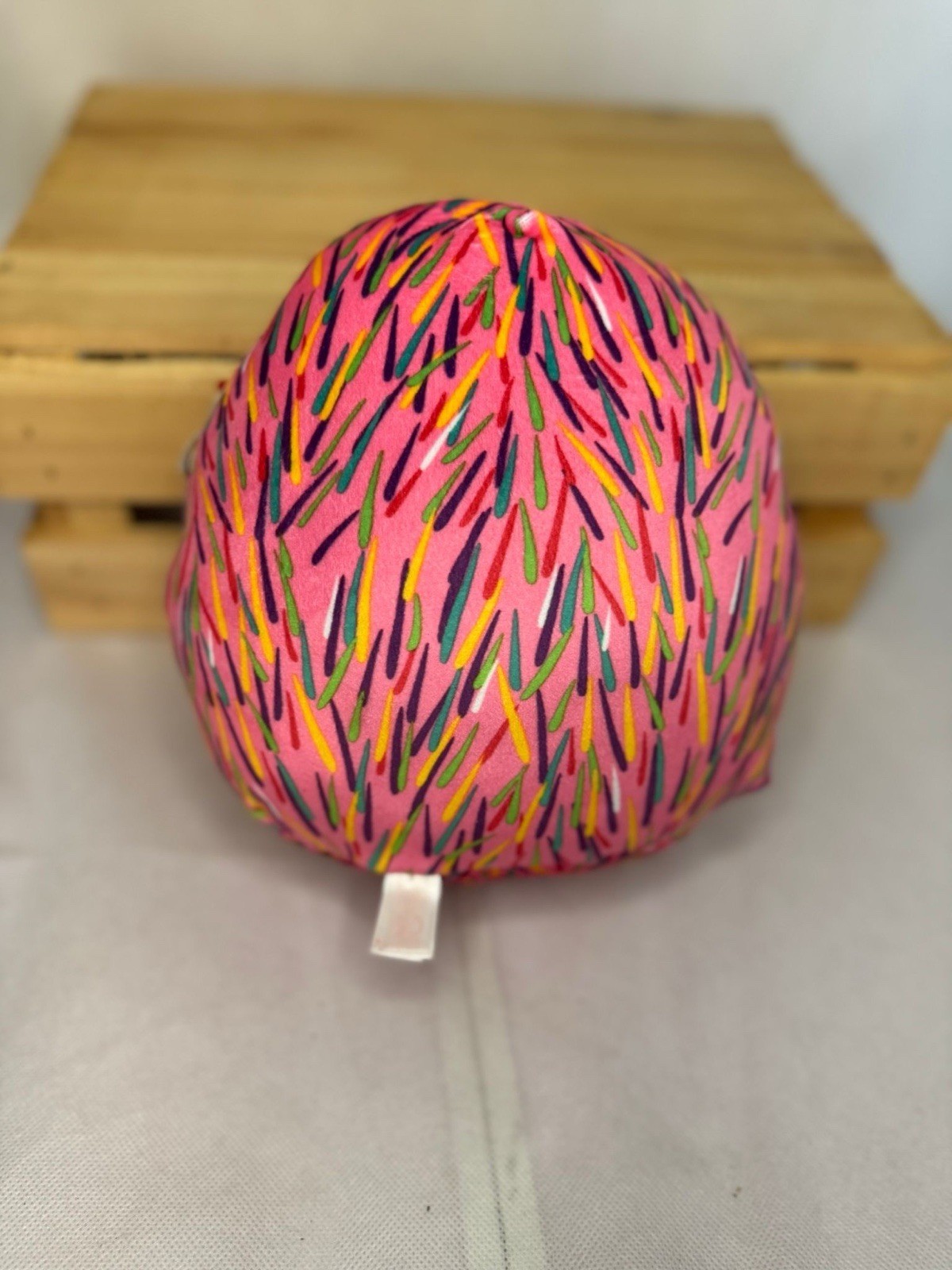 Ty Squishie Beany Pink Multicoloured Teddy Collectors image 2