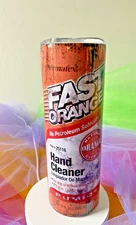 Fast Orange  20oz Skinny tumbler, Sublimation, Stainless Steel.