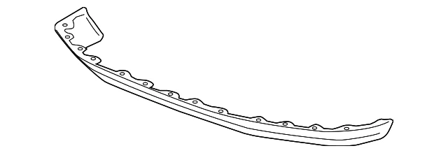 Genuine GM Front Air Deflector 25758613 - Image 2 of 3