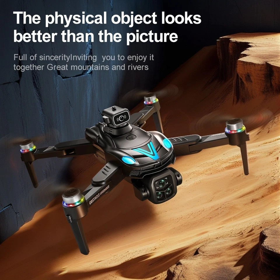 8K Dual Camera Brushless Drone 50X Zoom Optical Flow Foldable RC Quadcopter - Image 3 of 4