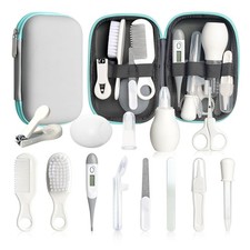 Baby Healthcare and Grooming Kit, 14 in 1 Baby Safety Set Newborn Nursery Hea...