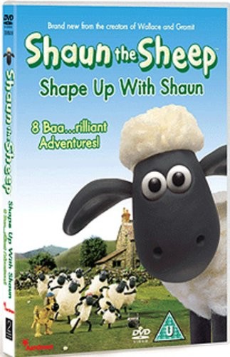 Shaun the Sheep - Shape Up with Shaun - Sealed NEW DVD - Aardman