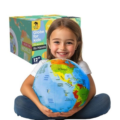 12  Soft World Globe for Kids | Fun & Educational, Playfully Colored with US ...