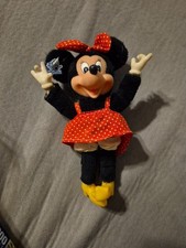 Vintage Applause Rubber Face Minnie Mouse Plush SEE PHOTOS