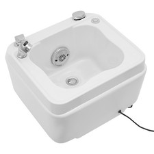 Foot Bath with Colorful Lamp, Portable Foot Spa Tub, Acrylic Massage Foot Bath