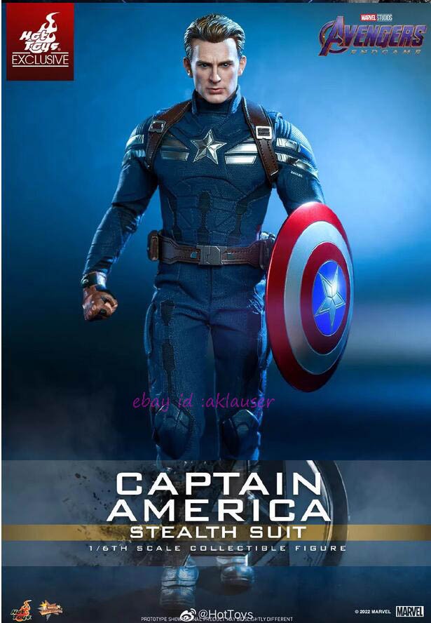 Hot Toys 1/6 Mms607 Avengers Endgame Captain America Stealth Suit