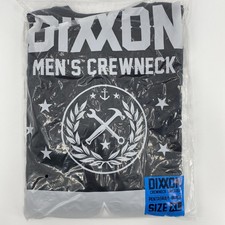 NEW Dixxon Flannel Sweatshirt Mens XL Black Ground Up Customs Pentagram Metal