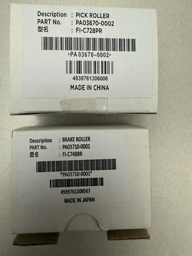NEW Fujitsu PA03670-0002 Pick Roller And Brake Roller PA03710–0001 For If-7480