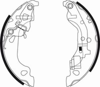 1 X Bremsbackensatz Textar 91054300 FüR Fiat Punto Zastava 10