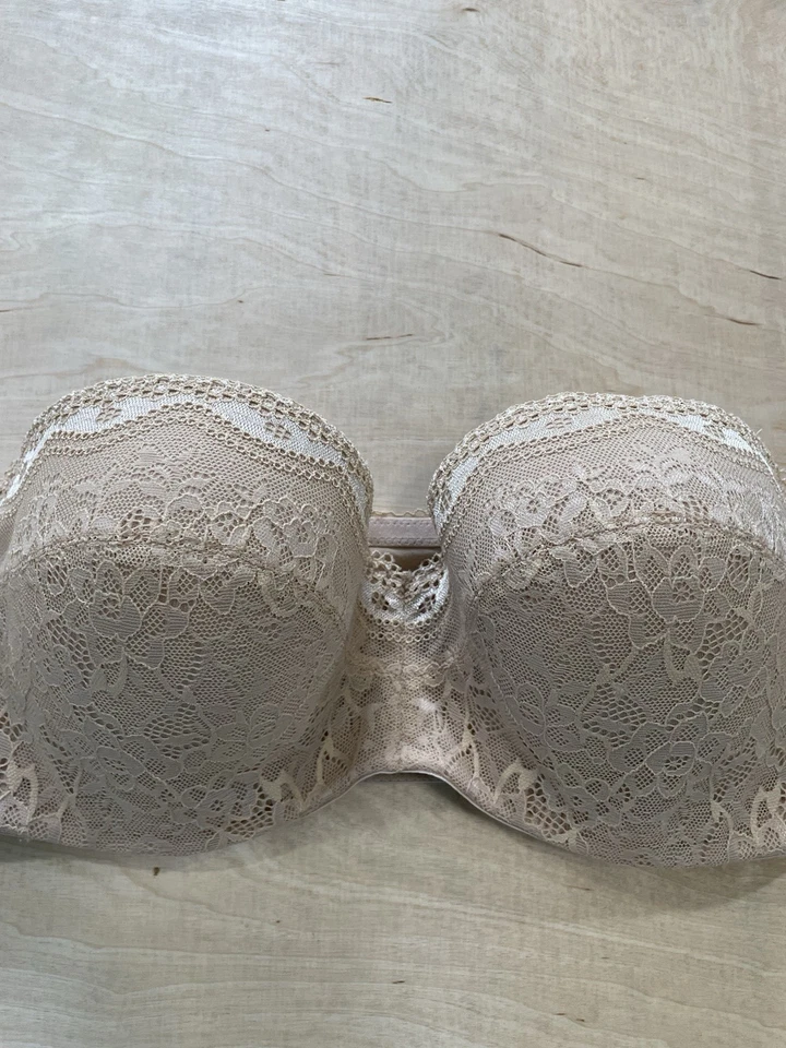 Sujetador de encaje sin tirantes b.tempt'd by Wacoal para mujer talla 36D Ciao Bella Foto 3 de 4