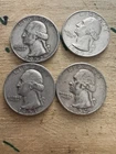1952,1954,1953 AND 1963 90% Silver Washington Quarters ￼