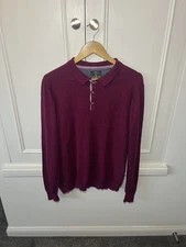 White Stuff Gentleman’s Relish Purple Size Medium Pit 21” L 28” Cashmere Blend