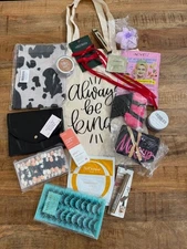 Beauty Lot Mixed Items Skin Hair Lashes Brows Bags Applicators Accessories New