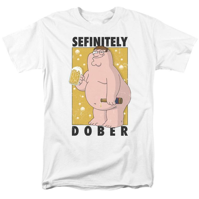 Family Guy t-shirt Peter Griffin comedy tv adult regular fit graphic tee TCF525
