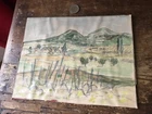 drawing N 51 landscape signed pierre palué