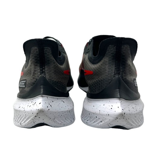 Nike Mens 9.5 Zoom Gravity Running Sneakers Black University Red BQ32020-005 - Picture 7 of 17