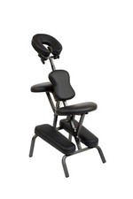 CHAISE DE MASSAGE PLIANTE ET PORTABLE COULEUR NOIRE + SAC DE TRANSPORT
