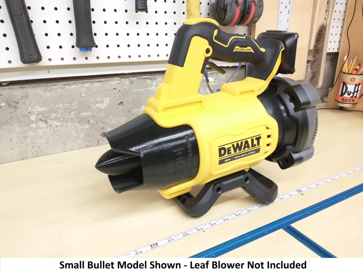 3D file Short tube designed for the Dewalt XR Brushless leaf