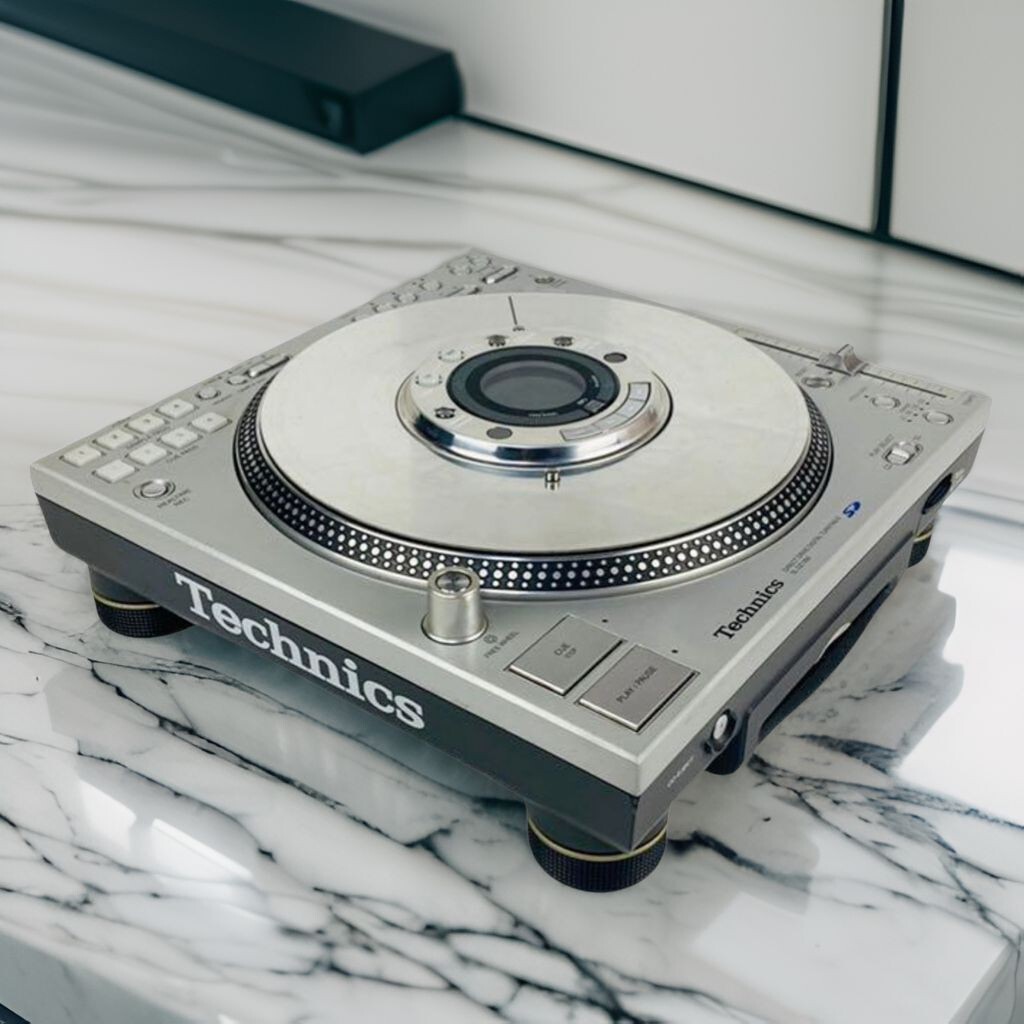 Technics SL-DZ1200 DJ Turntable Silver Direct Drive Tested Technics SL-DZ1200 DJ Turntable Silver Direct Drive Tested
