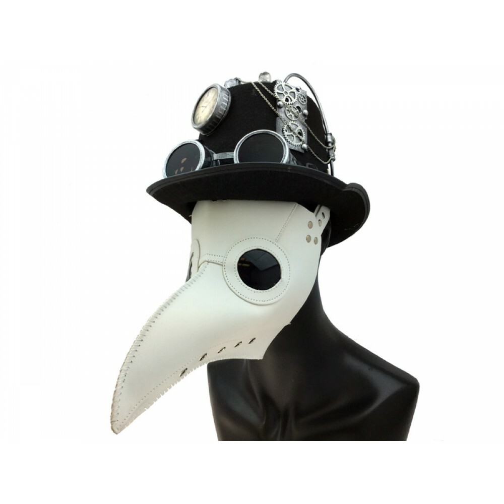 Plague Doctor Bird Mask Long Nose Beak Cosplay Steampunk Halloween ...