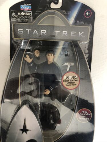 NEW STAR TREK WARP COLLECTION SPOCK ACTION FIGURE 2009 USA PLAYMATES RETIRED 4+ - Picture 1 of 4