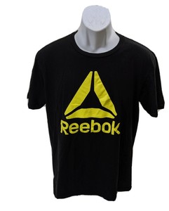 black and yellow reebok shirt