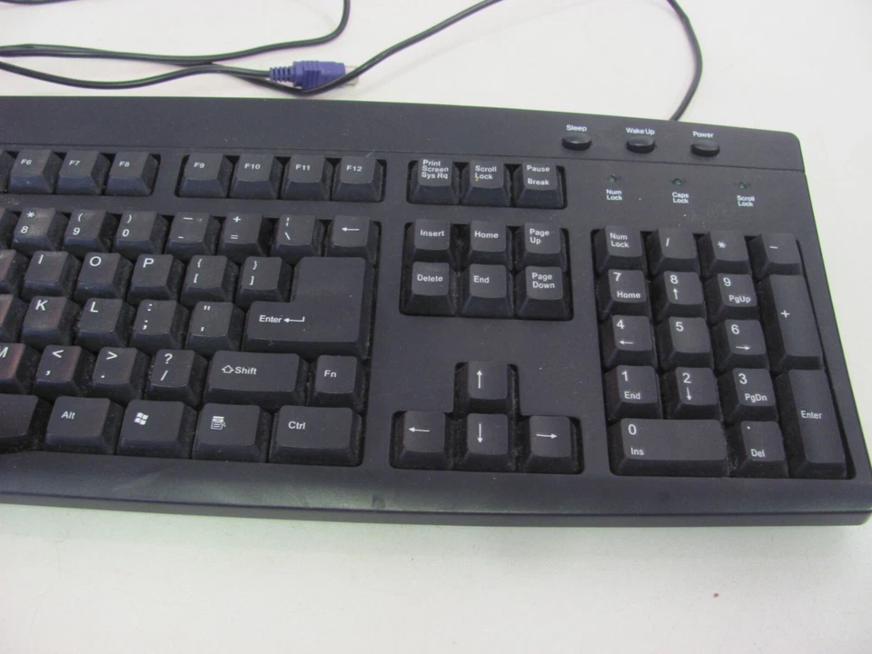 Vintage Unbranded PS/2 Keyboard Model KB-118 - Great Shape - Image 2 of 4