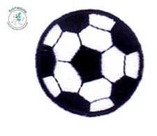 Aufbügler Fussball Ø 4 cm Sport UEFA Bundesliga Glücksbringer Geschenkidee Patch