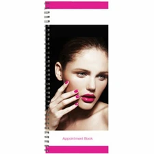2 Column Appointment Book 100 pages for Office Beauty Nail Shop Hair Salon NEW