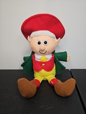 Vintage 1997 Keebler Elfe ERNIE Promo Plüsch 12 Zoll Puppe Cookie Filz Kleidung Puppe C