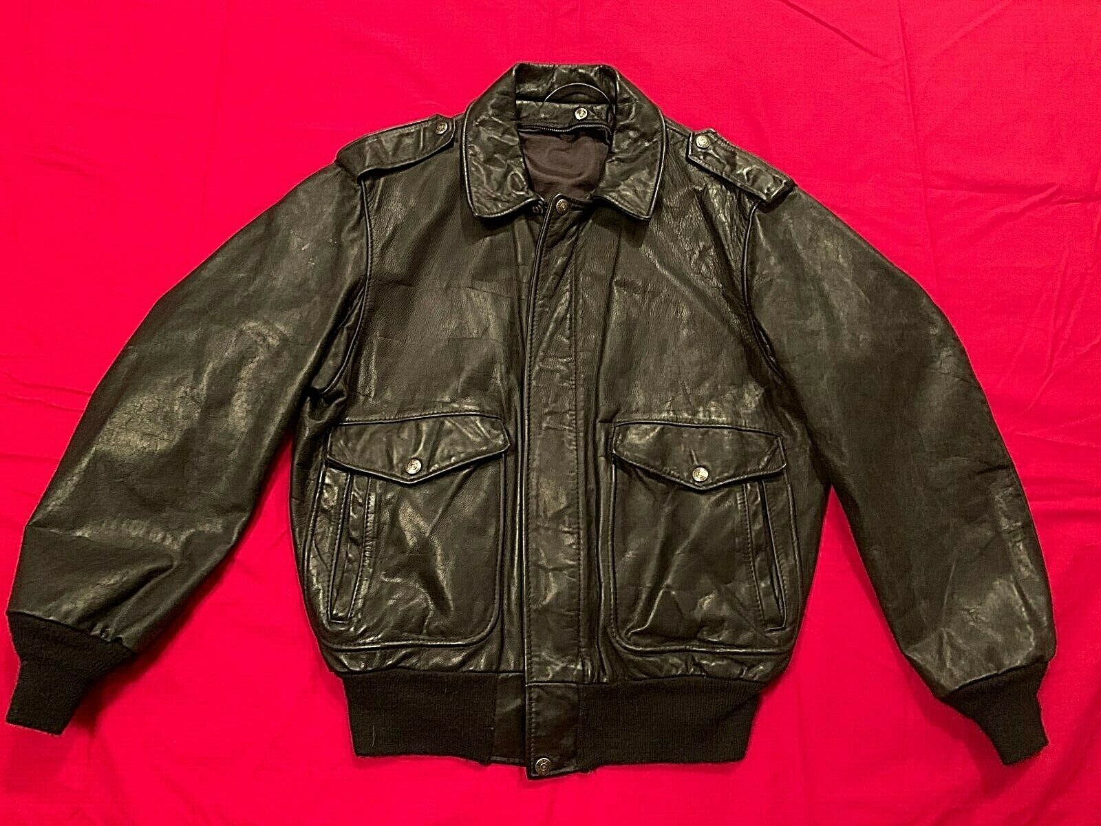 SCHOTT  LEATHER JACKET - image 1