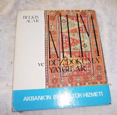 FROM TURKEY KILIMS AND FLAT WOVEN RUGS BOOK + EPHEMERA YAYGILAR AKBANK 1975