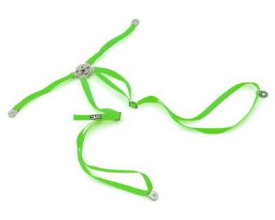 RC Scale 4 Point Racing Harness SEAT BELT Straps GREEN