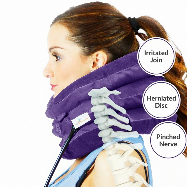 Cervical Spine Neck Traction Device, Inflatable Neck Brace ...