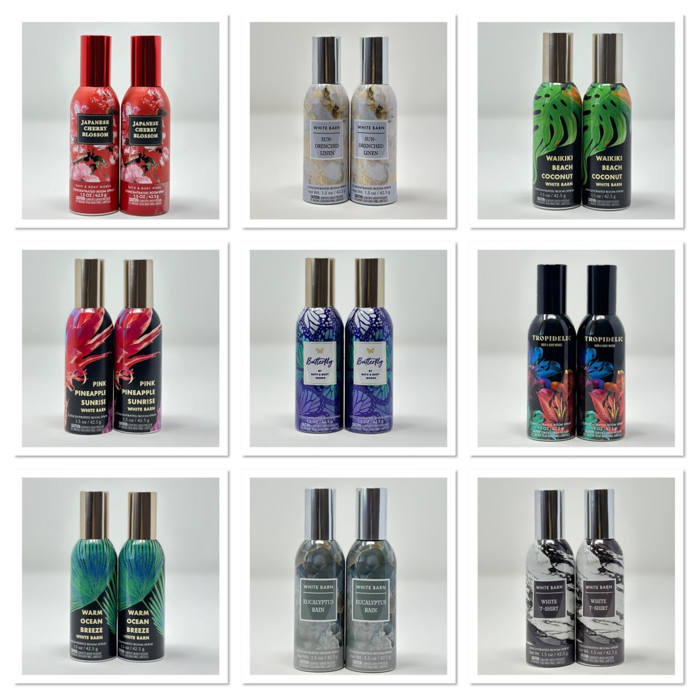 Bath & Body Works Concentrated Room Spray Set of 2 You Choose