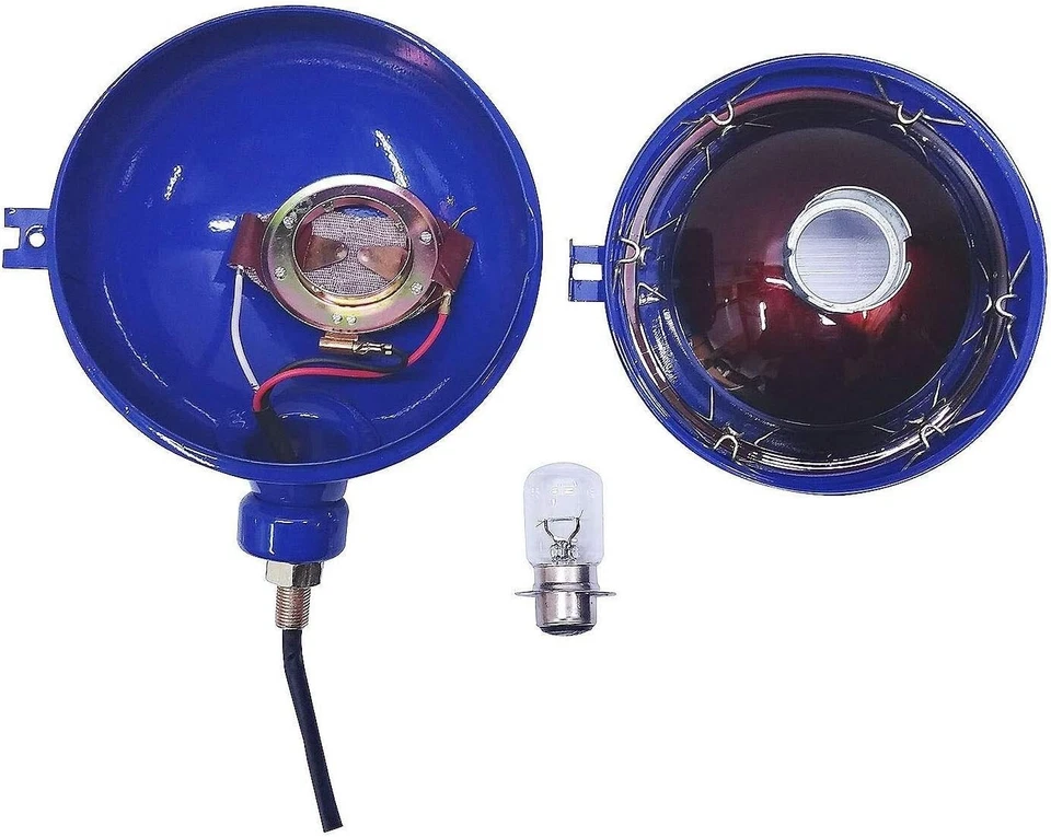 FORD TRACTOR 12V BLUE HEADLIGHTS NEW 2000 2600 3000 3600 3610 4000 5000 7000 - Image 4 of 4