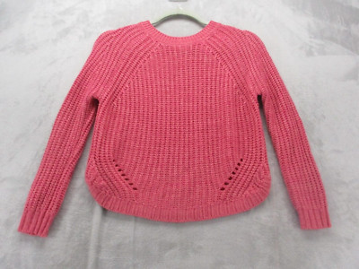 Juniors' SO Sweater Women's Medium Pink 100% Acrylic