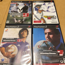 Lot 4 World Soccer Winning Eleven 5 6 Final Evolution 7 9 set PS2 Japan Tested