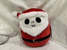 Squishmallows Jack Skellington Santa 8" Plush The Nightmare Before Christmas New