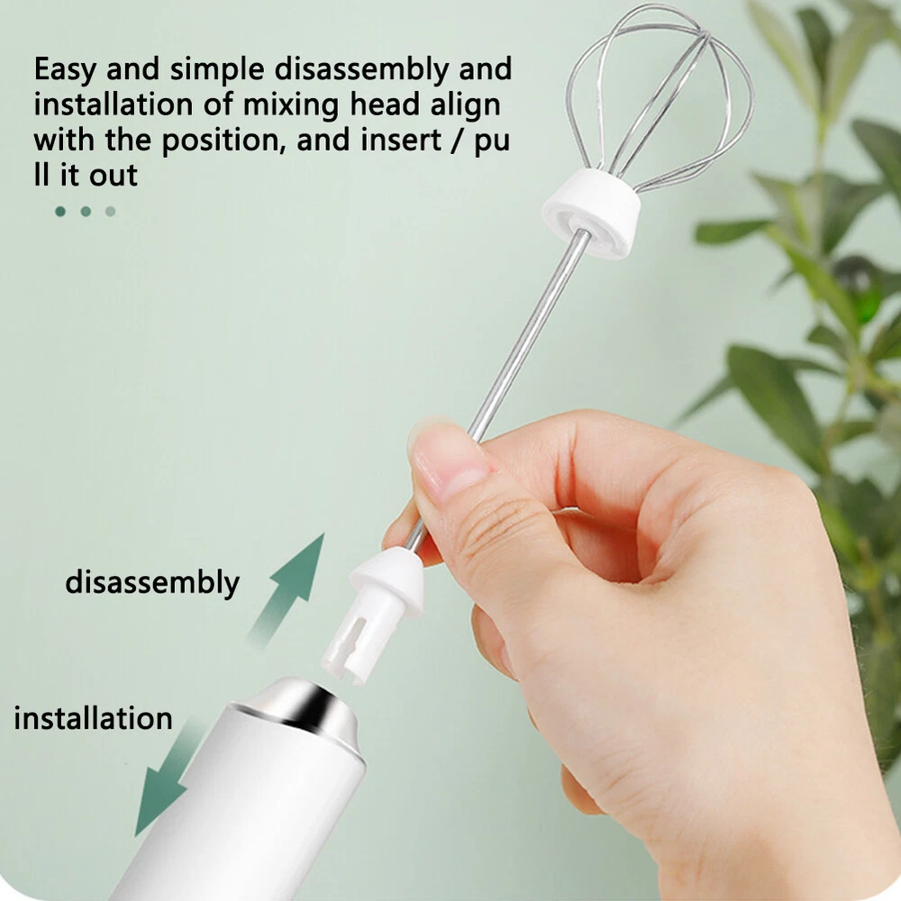 Milk Frother Handheld Usb Charging Wireless Mini Mixer with Variable Speeds