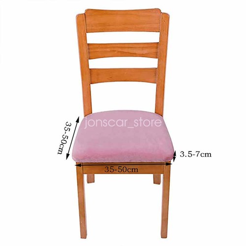 4pcs Velvet Dining Chair Covers Stretch Protector Cushion Slipcovers