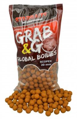 Starbaits Grab & Go Global Boilies 20 mm 2,5 kg Karpfenköder Ang (6 EUR/kg)
