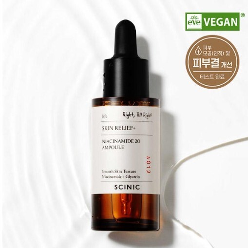 SCINIC Skin Relief Plus Niacinamide 20 Ampoule 30ml Refreshing