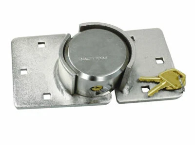 MARKSMAN VAN DOOR LOCK 73MM HIGH SECURITY PADLOCK HASP & KEYS SHED GARAGE LOCK 59112