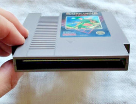 Commando (NES, 1986 ) - 5-screw variant - Cart & Sleeve - Cleaned & Tested