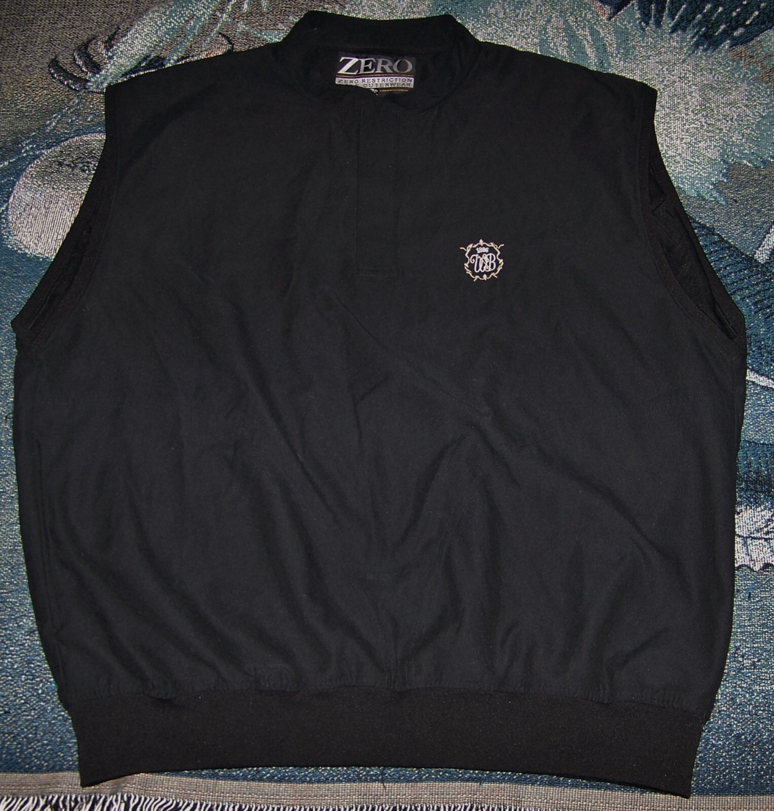 ZERO RESTRICTION 1/4 Snap Pullover Vest Sweater S… - image 2