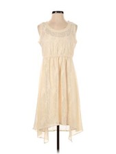 Simply Vera Vera Wang Women Brown Casual Dress S