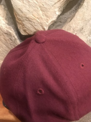 Virginia Tech Hokies Logo 7 Vintage Adjustable Cap Hat Adult Size Emblem Leather - Picture 7 of 11